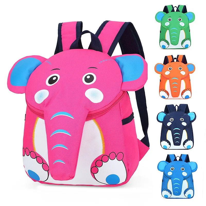 Children's Schoolbag Cartoon Cute Children's Backpacks Baby Kindergarten Backpack Elephant School Bags Mochila Infantil Kids Bag