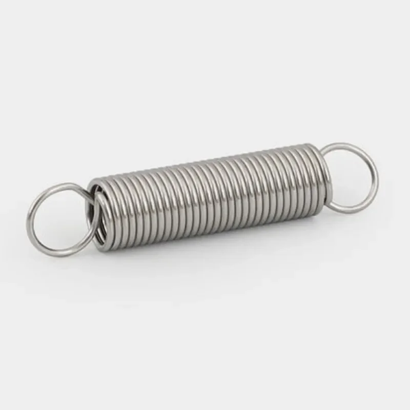 10pcs wire dia 0.3mm 0.4mm 0.5mm tension spring stainless steel extension spring with hook length 10mm to 60mm