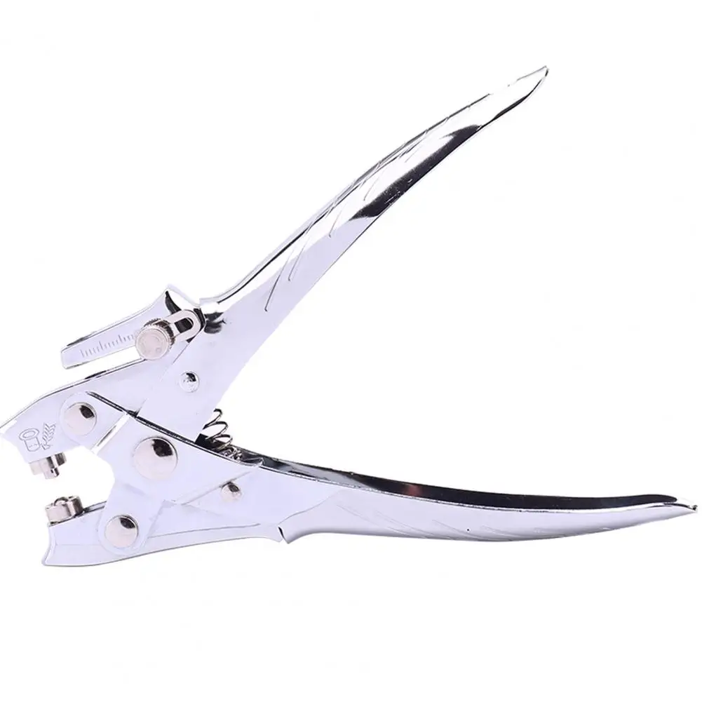 Set Steel Card Shoe Eyelet Heavy Duty Household 2 in 1 for Factory Plier Stainless Puncher Hole Garment Leather Belt Setting