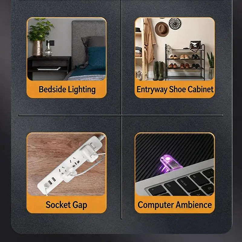 AI Voice-controlled USB Sound-activated LED Night Light/bedside Sleep Light
