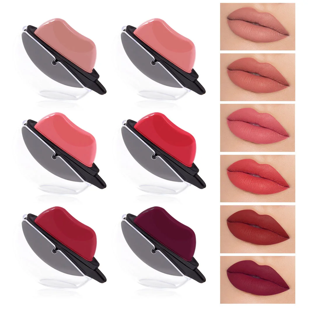 Lazy Lip-size Multi-color lipstick does not fade long-lasting waterproof velvet Mist Makeup matte non-stick cup lipstick