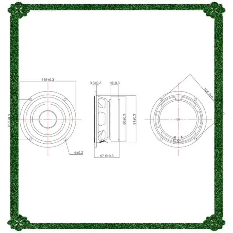

24-часовая доставка, 2 универсальных 4,5-дюймовых круглых динамика, стереозвуковая система, 25 Вт, аудиоаксессуары премиум-класса, аудио среднечастотный громкоговоритель