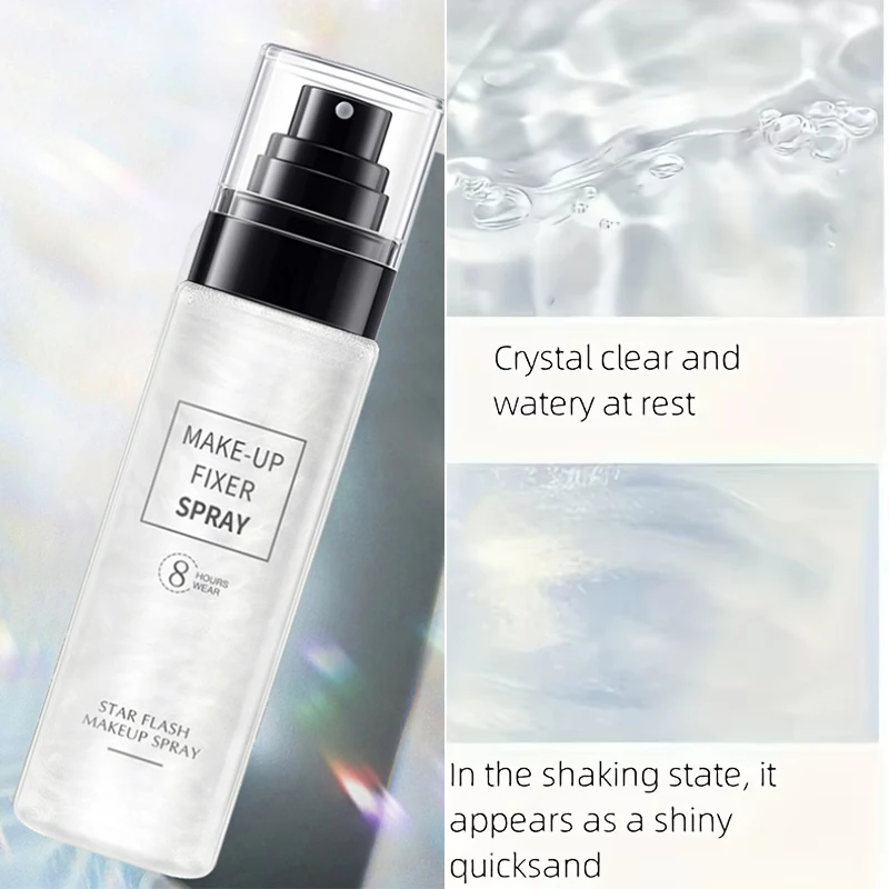 Quicksand Makeup Setting Spray 100ml,Oil Control Makeup Fixing Setting Spray with Lightweight for Flawless Matte Finish&Radiant