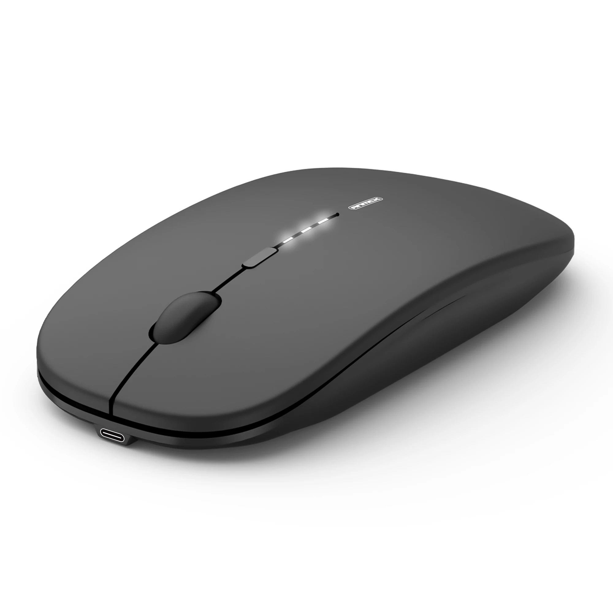 Anmck-Souris de jeu sans fil Bluetooth aste, souris silencieuse pour ordinateur, bureau et maison, lumière visible, 2.4G