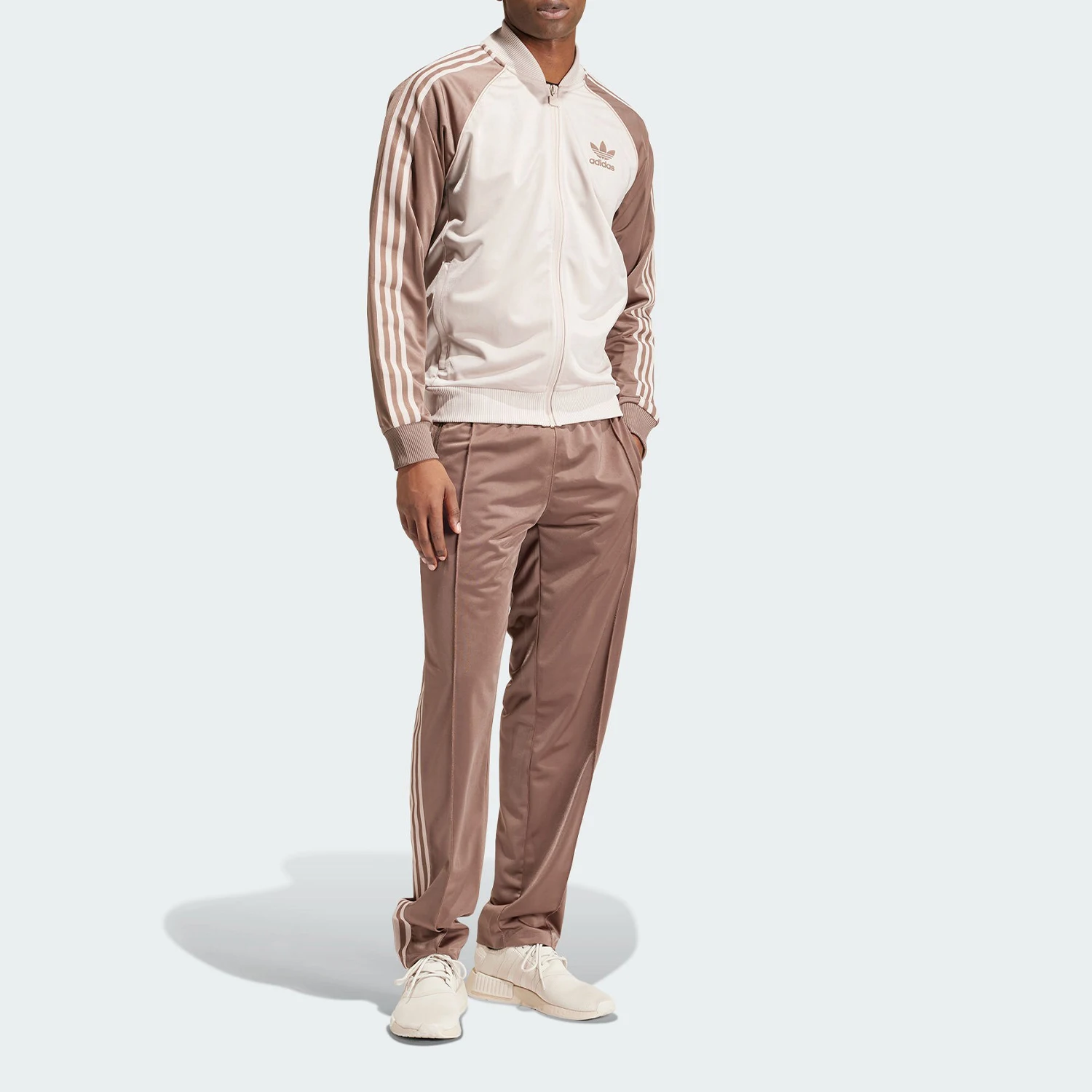Giacca da uomo con colletto alla coreana Adidas Originals IS3322