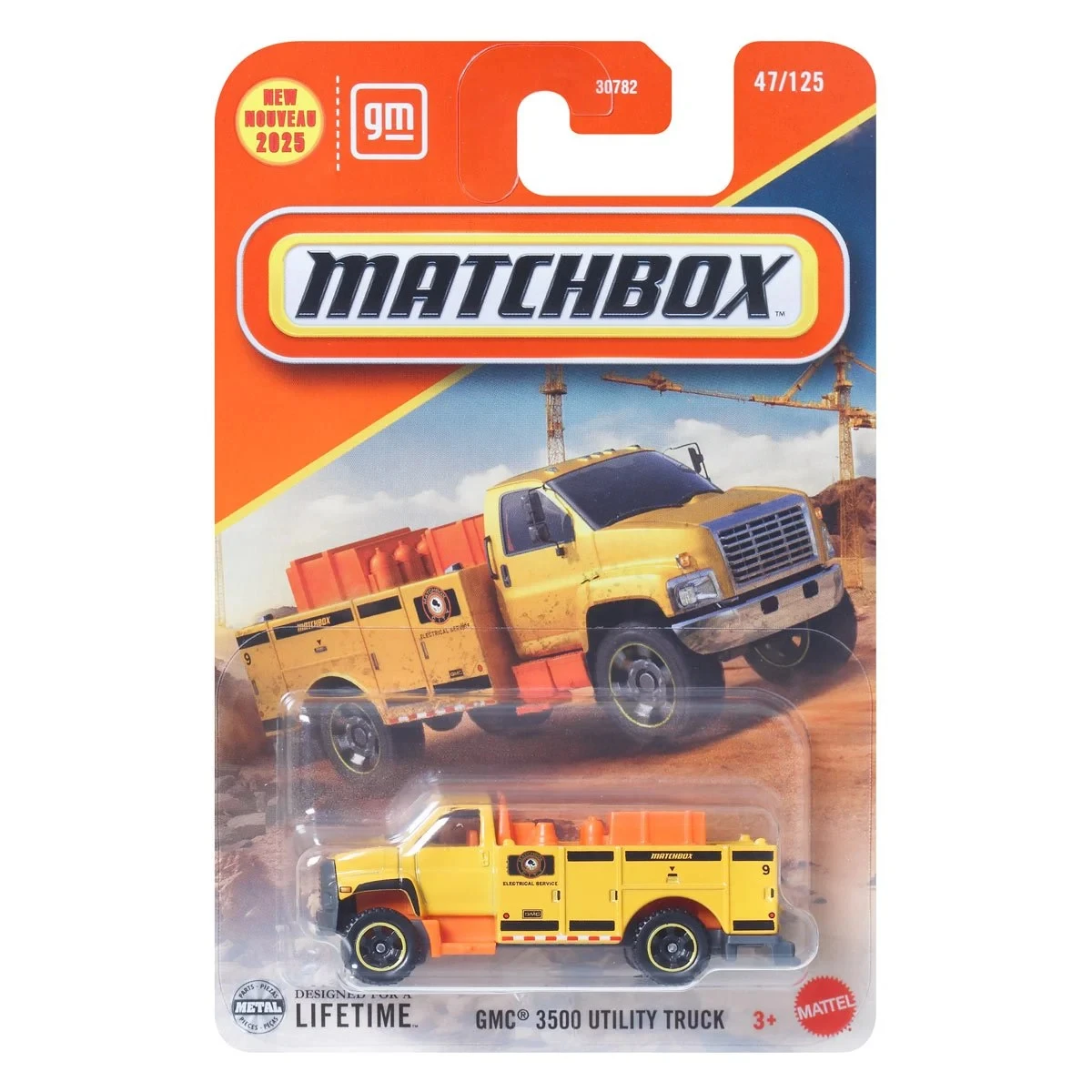 Mattel Matchbox 2025 F Case, 1:64 Scale Mainline Real-World Car Collection GMC Ford Truck Die-Cast Vehicle Model Toys