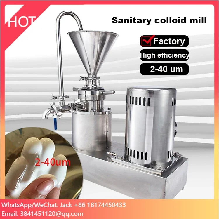 

Hot-Selling Commercial Peanut Butter Machine Colloid Mill Meat Emulsifying And Grinding Machine Sesame Paste Colloidal Grinder