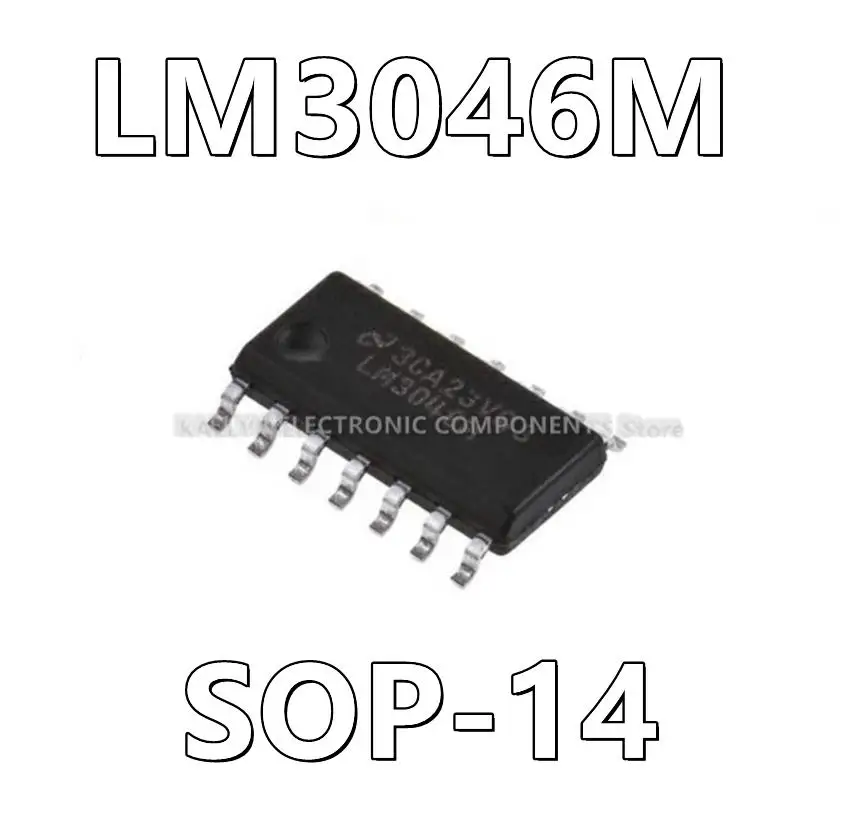 10Pcs/lot LM3046M LM3046MX SOP-14