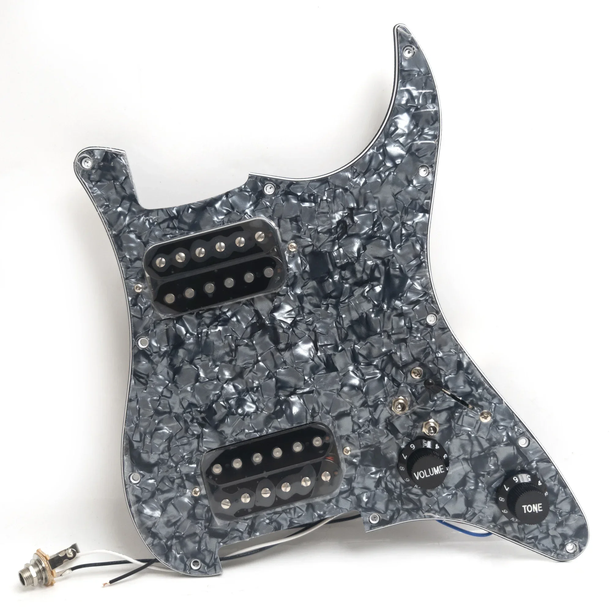 

Guitar Prewired Loaded Pickguard Set with Humbucker Pickups Set for ST 11 Hole Guitar Accessoires