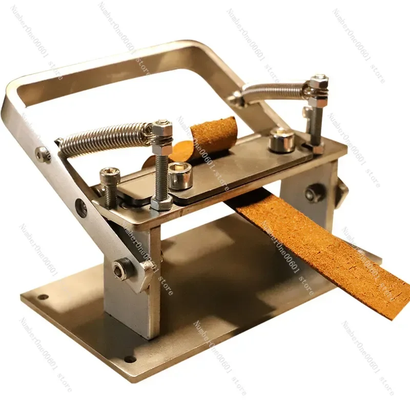 Manual Leather Thinning Machine Cowhide Material Cutting And Peeling Tool Stainless Steel DIY Craft Leather Divider