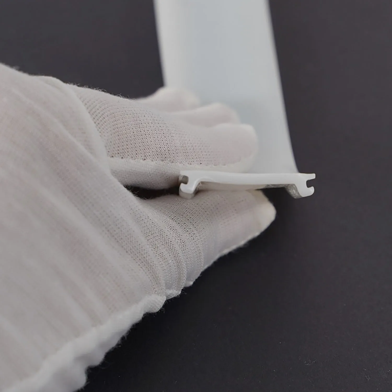 1-10m Flexible Bendable LED Aluminum Profile, Replaceable Milky White Silicone Diffuser Cover for LED Strip Lights