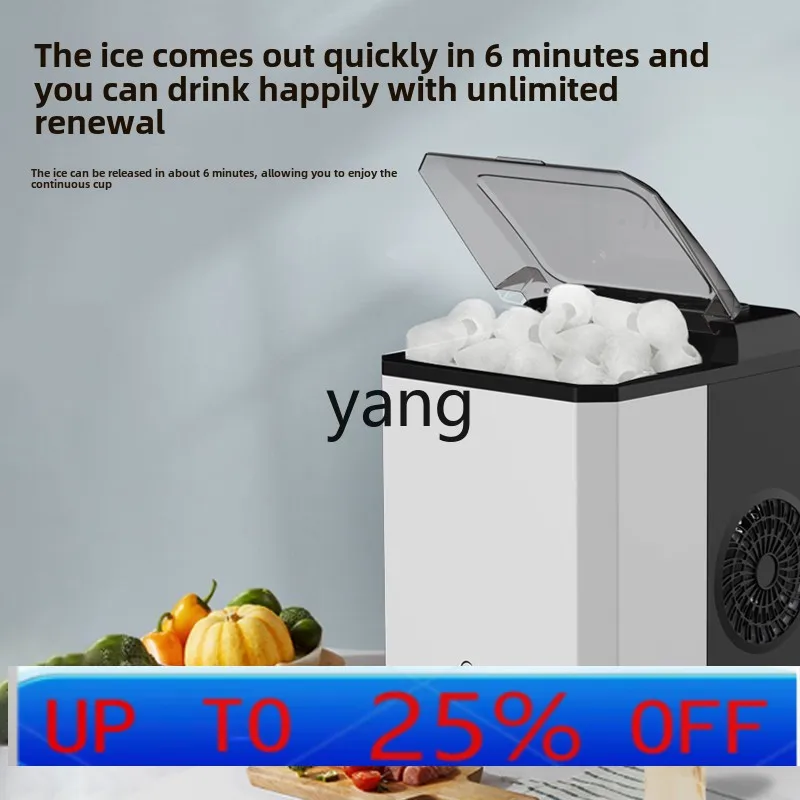

ltt Small Automatic Home Ice Machine Dormitory Outdoor Ice Cube Machine Commercial Milk Tea Ice Machine