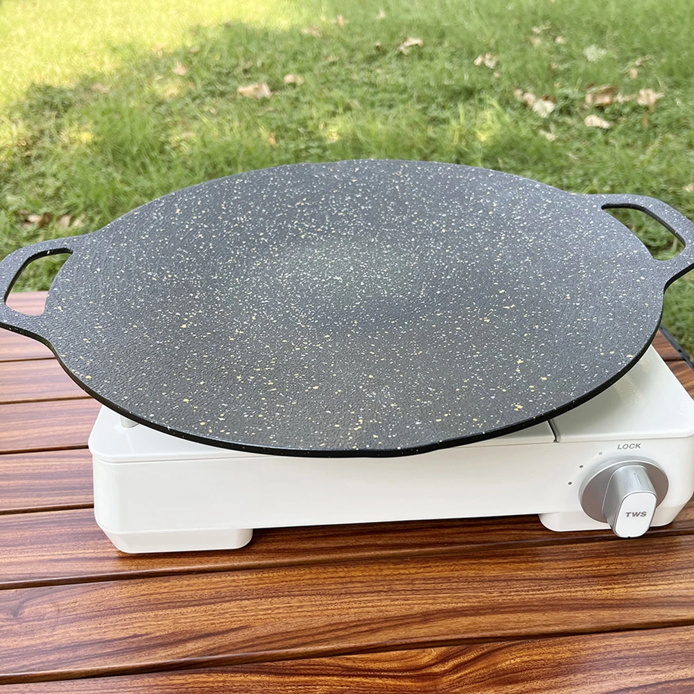 

Baking Dishes Pans Non-stick Pancake Pan Multi-purpose Round for Outdoor Camping Kitchen Bakeware Household Tools