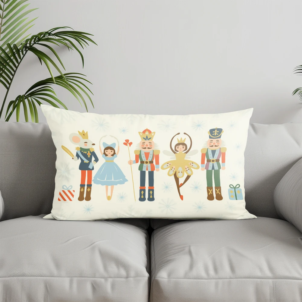 ديكور المنزل كسارة البندق شخصيات وسادة غطاء مناسبة ل أريكة غرفة نوم سيارة وسادة غطاء وسادة وسادة الظهر المستطيلة #2