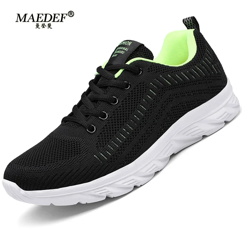 MAEDEF, zapatillas para correr para hombre, zapatillas deportivas ligeras a la moda, zapatillas transpirables para caminar, zapatillas deportivas cómodas para hombre