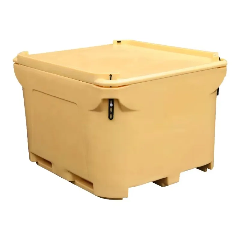 Large 1000L 2000L heat-insulated rectangular storage container heat-insulated rotating plastic heat-insulated food
