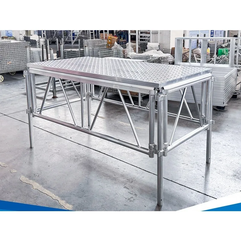 Insert stage, easy to carry, for outdoor commercial promotion