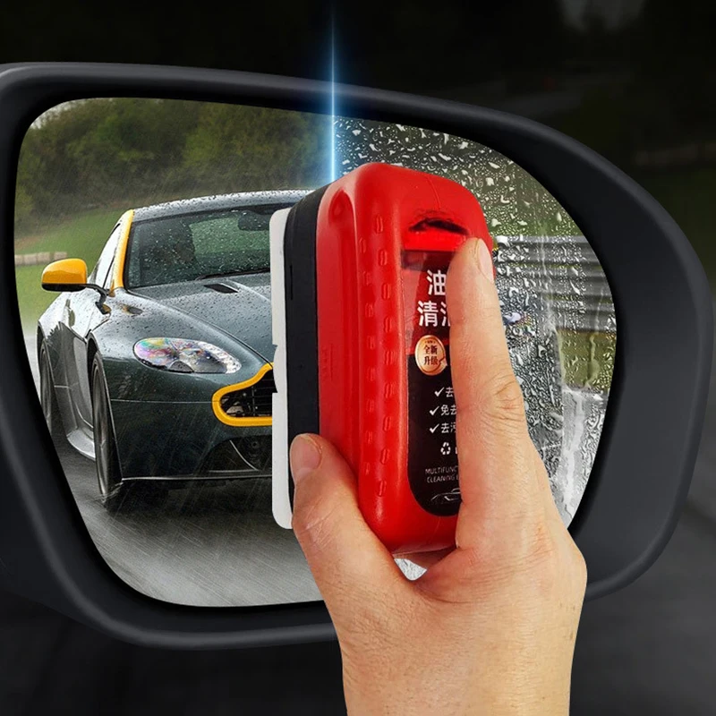 فرشاة تنظيف فيلم زيت زجاجي للسيارة، إزالة البقع القوية، الزجاج الأمامي، النافذة الجانبية، مرآة الرؤية الخلفية، مسح تنظيف الزجاج المطلي