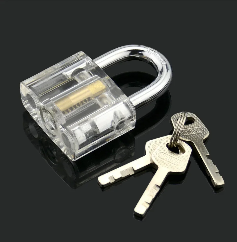 Serrures transparentes multi-pal, outils d'entraînement au serrurier, ensembles de sélection de verrouillage Visible