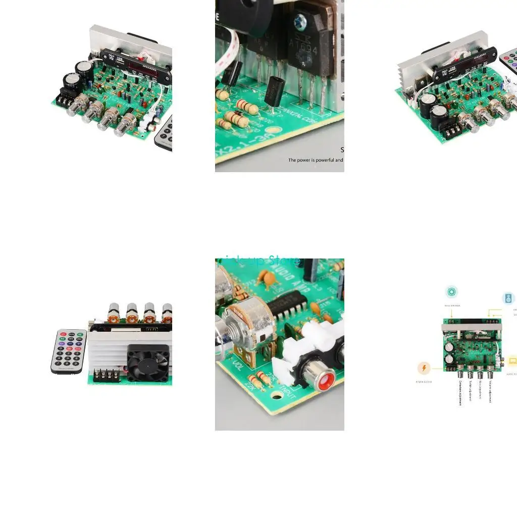 

Q5WA DX-2.1 Subwoofer Audional Stereed Amplifier Плата AC18-26V 2.1 Канал 80WX3