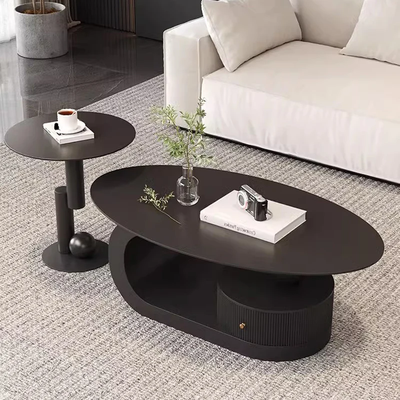 Luxury Nordic Coffee Table Living Room Aesthetic Photo Album Simple Side Table Center Service Meubles Chinese Style Furniture