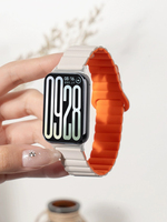 Soft Silicone Magnetic strap for Xiaomi Smart Mi band 9 pro/8 pro strap Replacement sport bracelet correa Redmi Watch 4 5 6 band