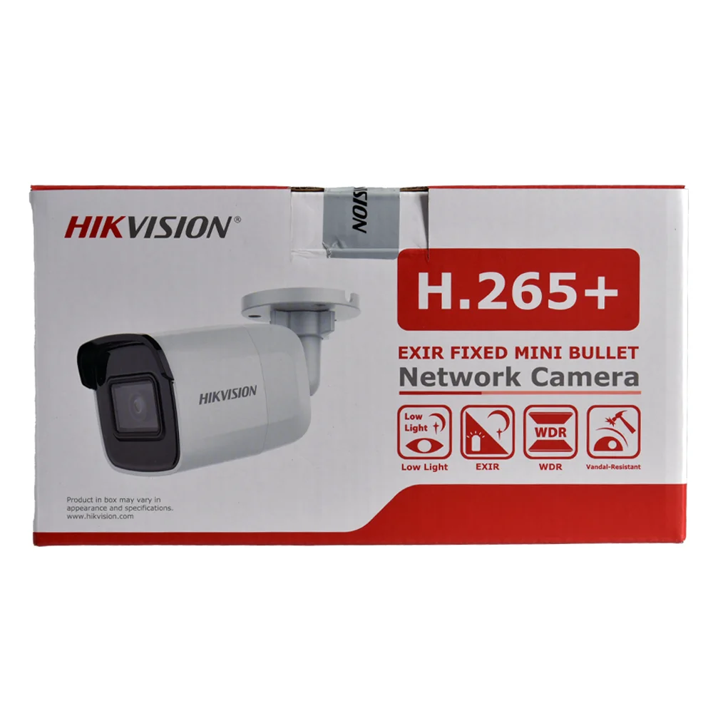 Hikvision 오리지널 IP 카메라 DS-2CD2085G1-I, 4K 불릿 POE 네트워크 CCTV, 금속 소재 SD 카드 슬롯, Darkfighter 구동, 8MP