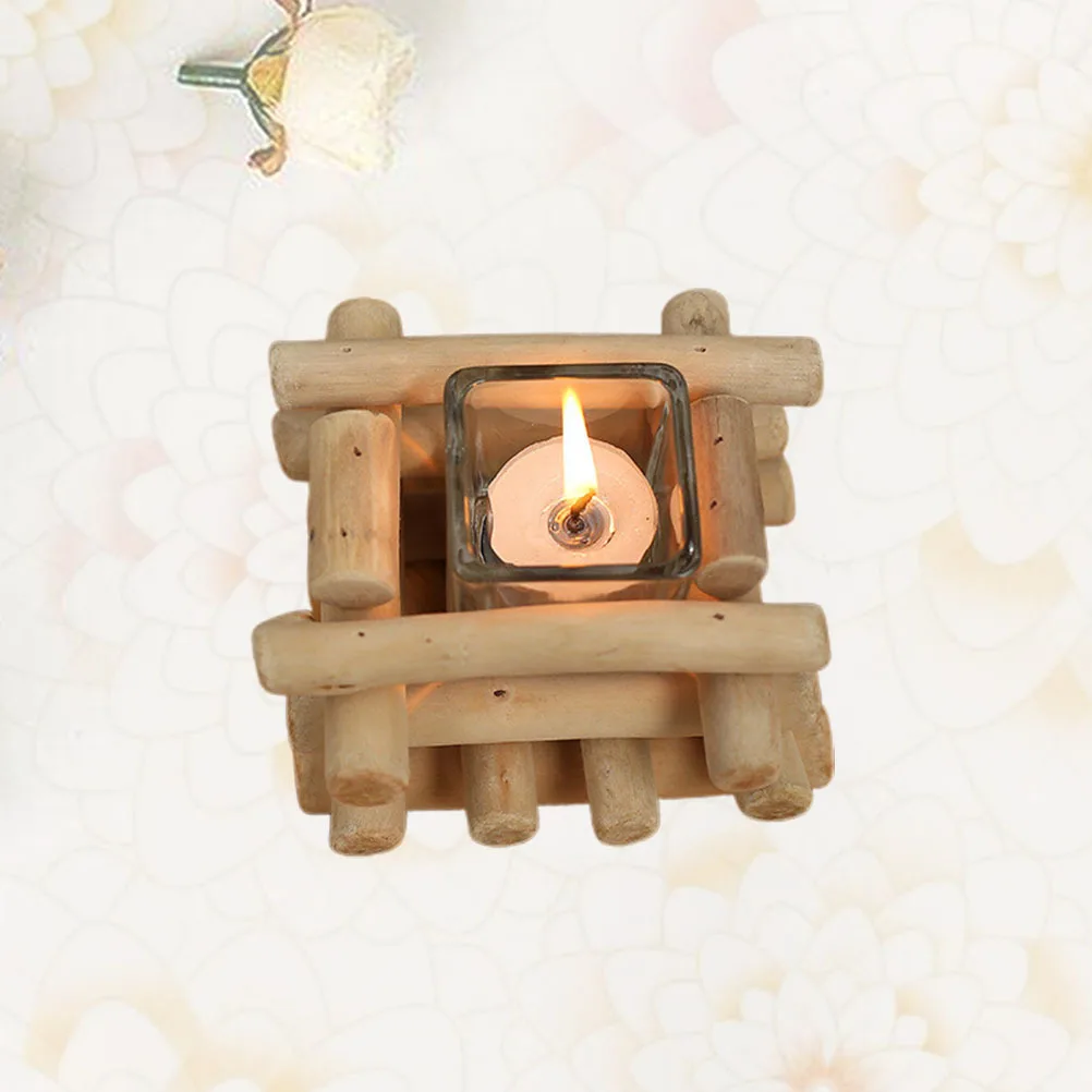 

Handmade Wooden Holder Retro Driftwood Chinese Style Crafts Home Cafe Decoration Perfect Gift Wooden Holder