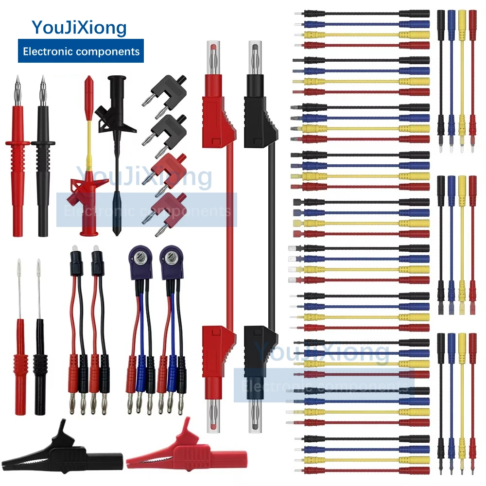 Automotive Circuit Test Lead Kit 70 Pieces, Terminal Test Kit, Multimeter Test Lead Kit with Back Probe Kit