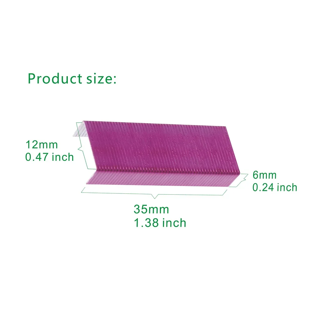 Staples Several Colored universal 24/6 12# Stationery Binder nails Office Stainless Steel Binding paper Suitable