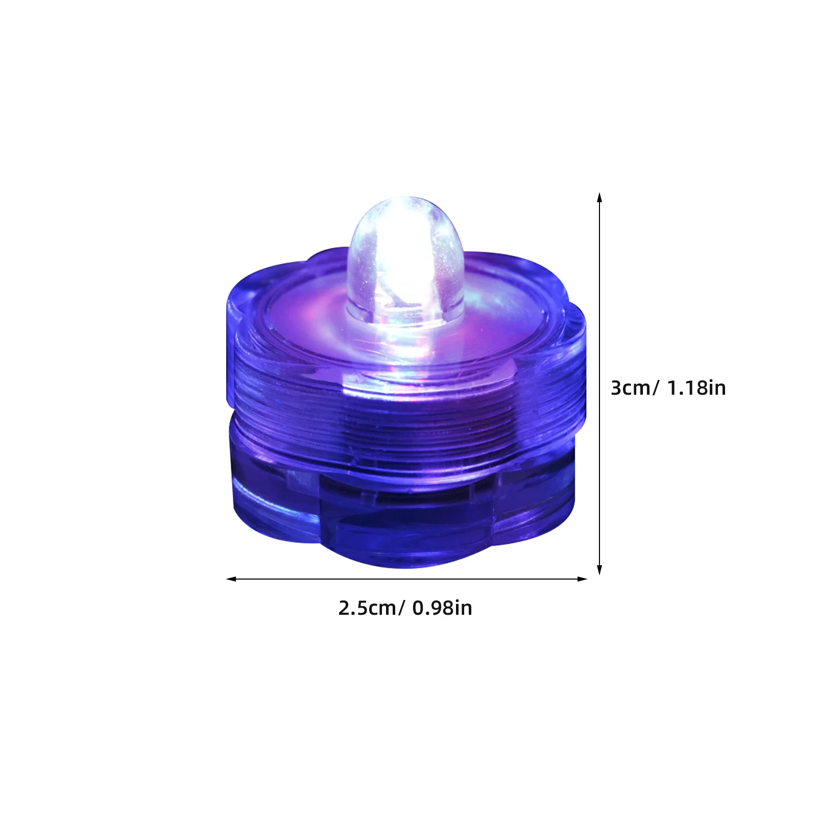 /Set Waterproof Mini Led For Parties Bar Dinner Assorted Color, 60Hrs Long Lasting, Powered Warm Light