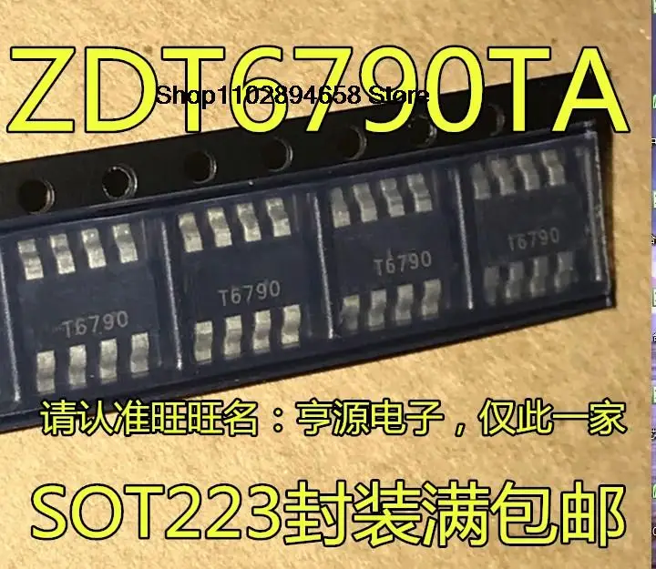 5 piezas, T6790, ZDT6790, ZDT6790TA, SOT223-8