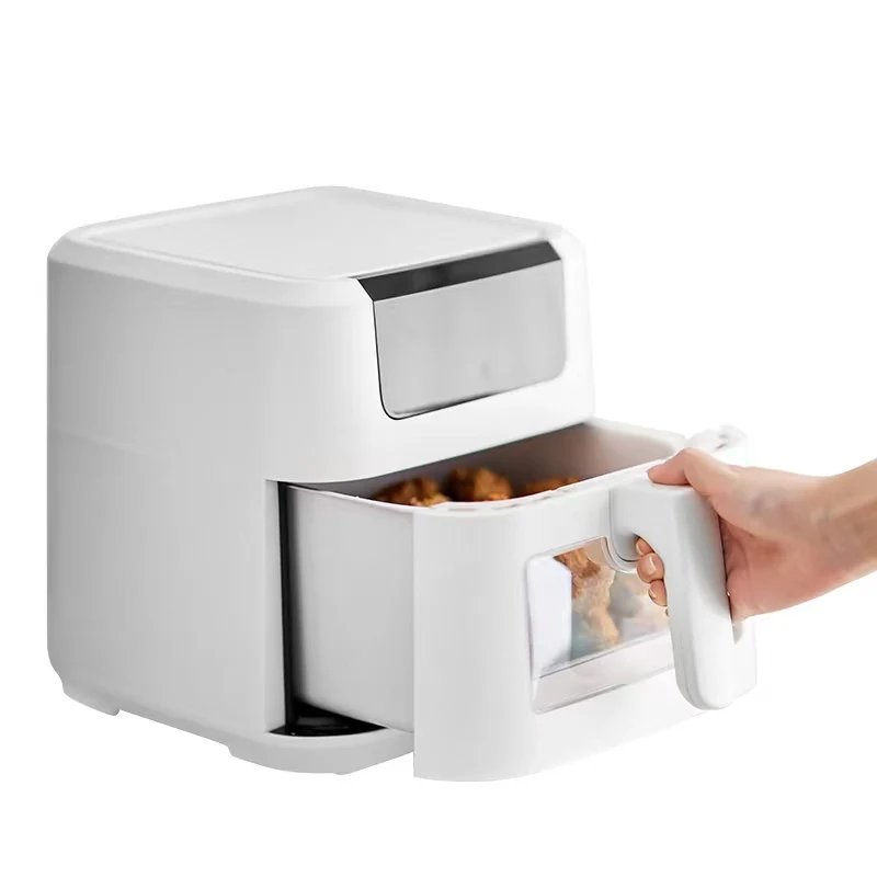 

Wholesale High Quality Visible Air Fryer with Window 5L Smart Deep Cooker Fryer Electric Pizza Oil Free Air Fryer
