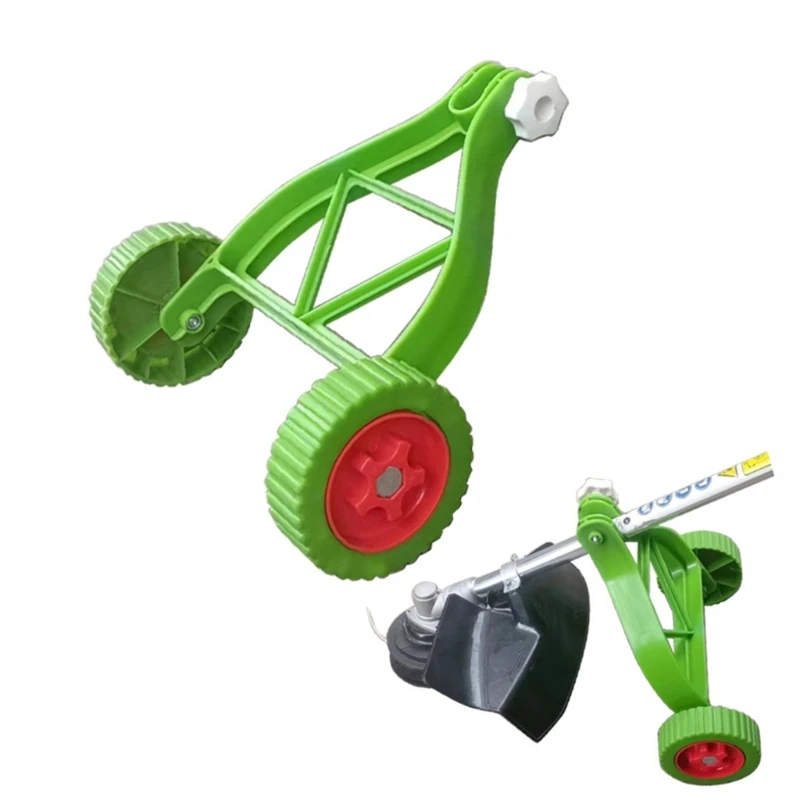 A2UD Adjustable Support Wheels Auxiliary Wheels for Cordless Grass Trimmer Attachment