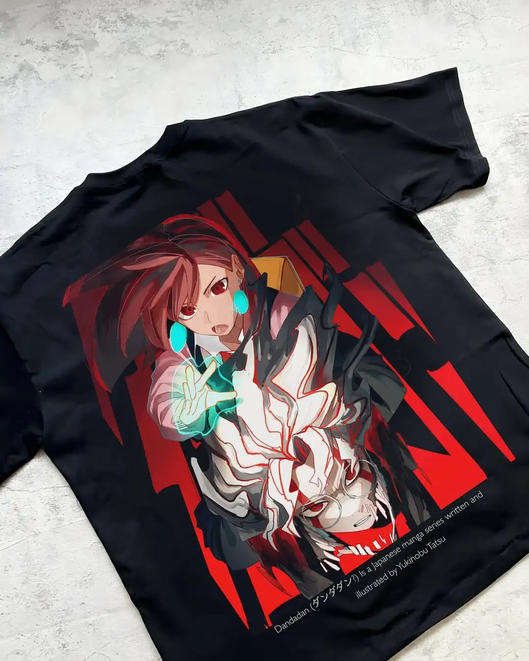 Dandadan T-Shirt Women Men Oversized Y2k Short Sleeve Funny Anime Pure Cotton Casual Harajuku Streetwear Female Male Clothing