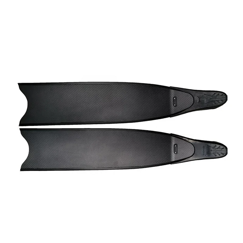 Custom Professional 100% Carbon Fiber Long Diving Fins Flippers for Freediving & Swimming