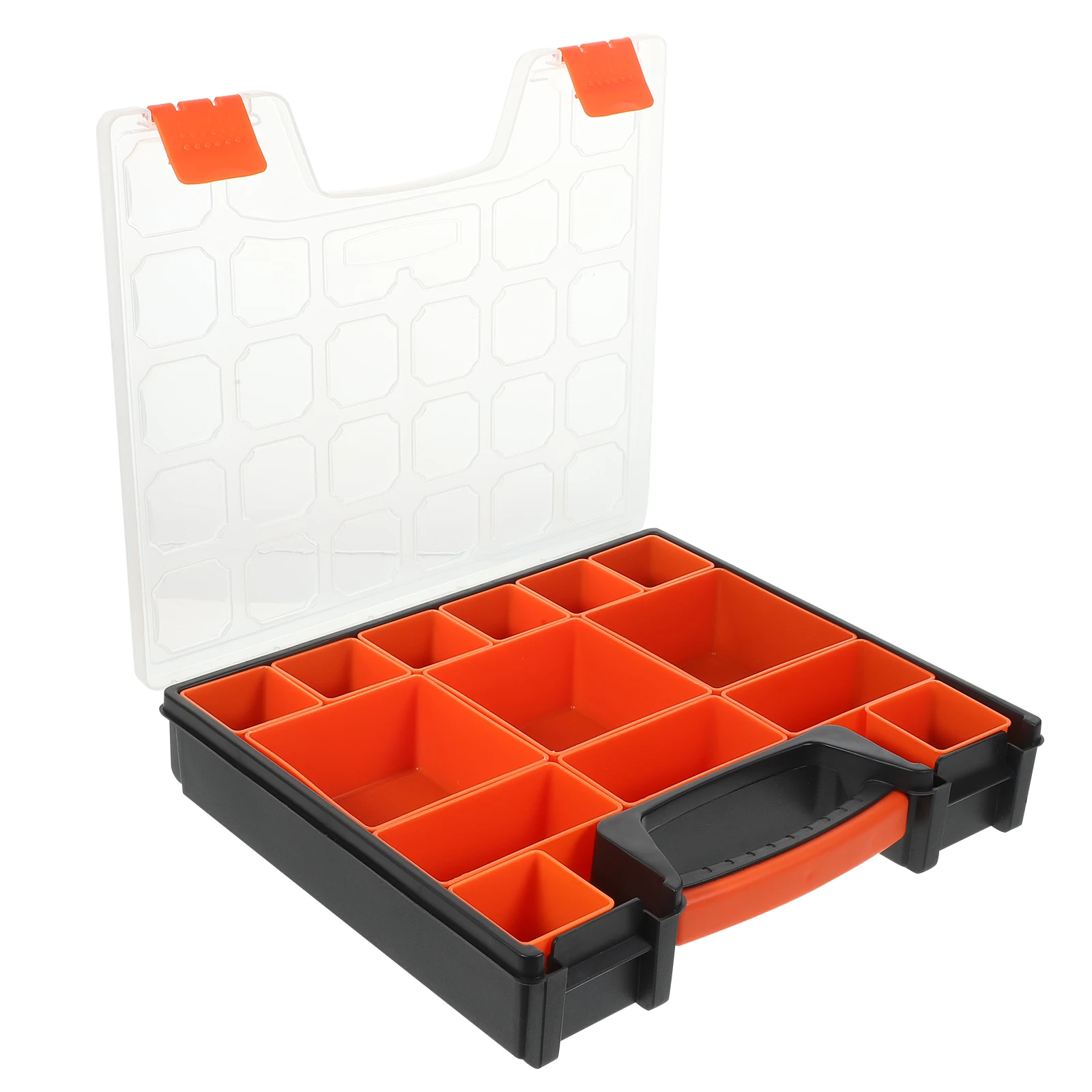 

Plastic ganizer Box Double Sided Storage BF312 Tool Box Small Parts Bead Hardware Nut Bolt Screw Transparent Practical Container