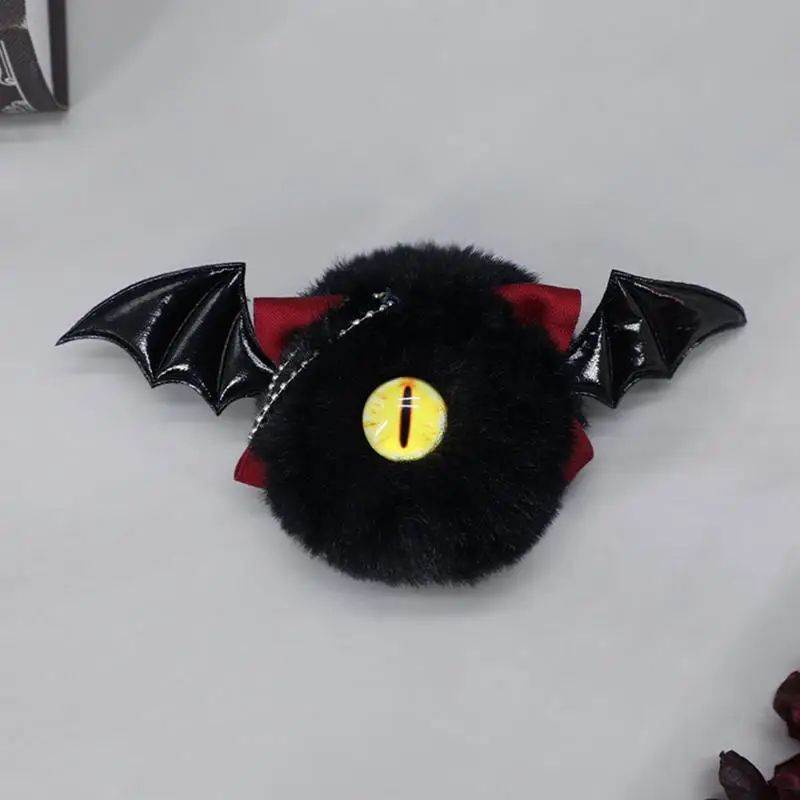 Plush Pendant For Tote Bag Devil Key Rings Pendant Purse Cartoon Keychain Soft Key Holder Car Handbag Keyring For Women