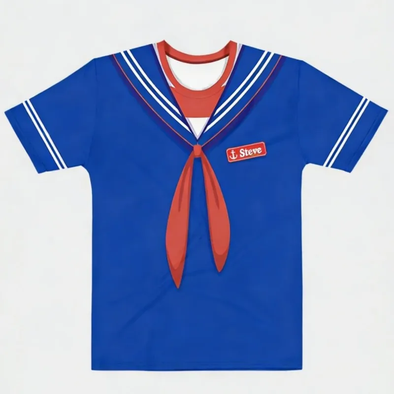 Steve Dustin Inspired Family Matching OutfitsT-Shirt Unique Design for Kids and Adults Perfect for Fans of The Show Clothes Tops