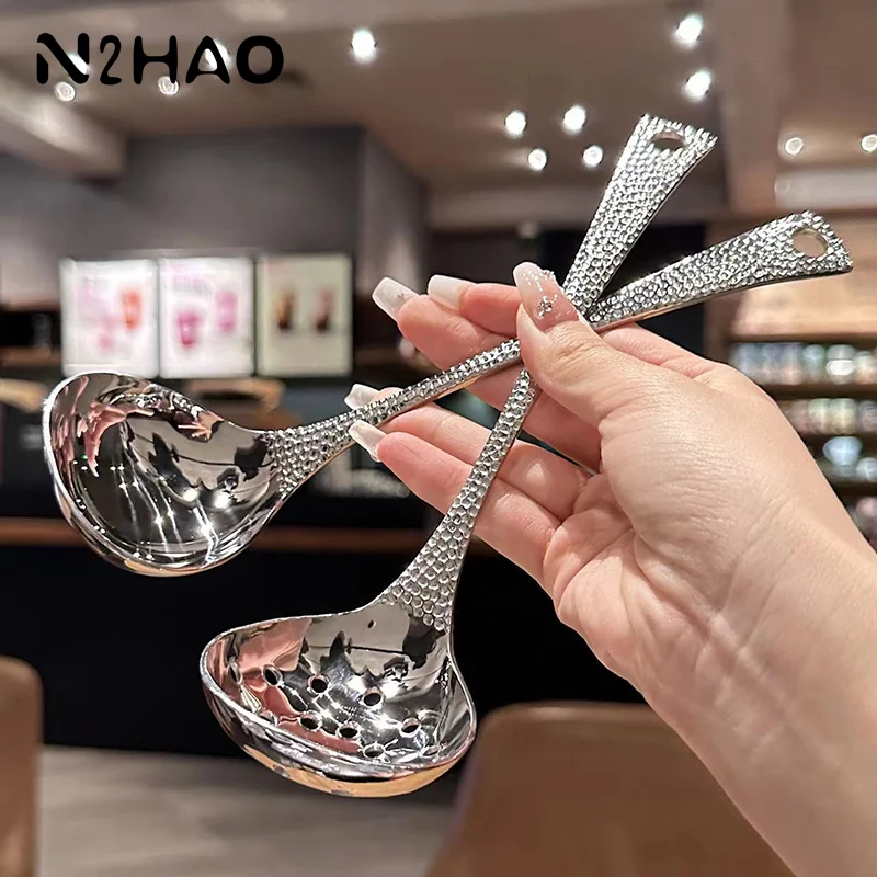 Stainless Steel Soup Spoon Deepen Large Capacity Spoon Silver Mirror Polished Flatware Soup Rice Home Kitchen Tableware