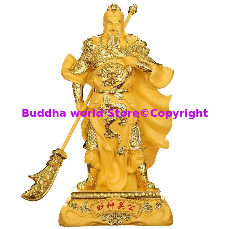 2025 god of Wealth GUAN GONG Buddha statue home Office Lucky decoration ornament Warding off evil attracting wealth good luck