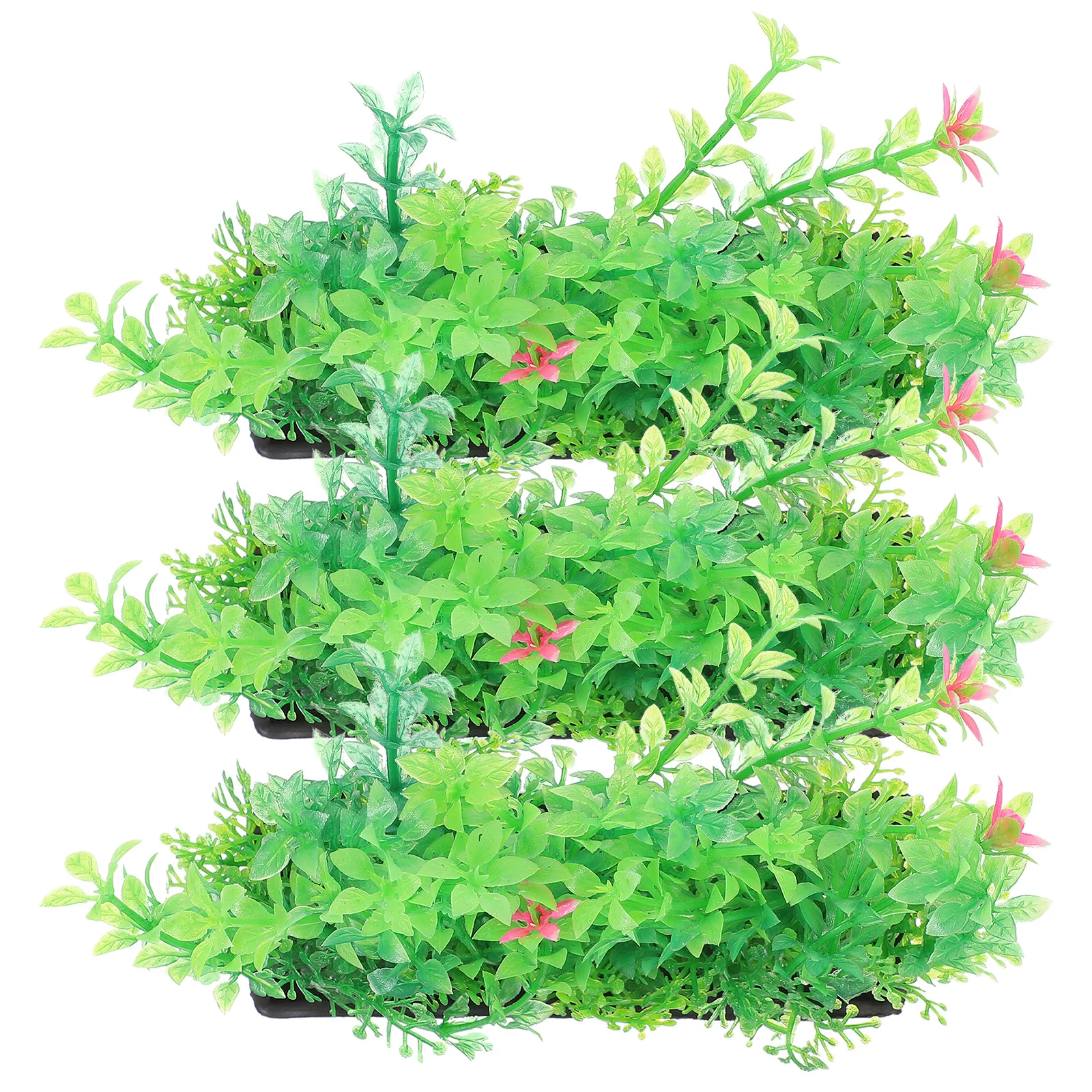 

3pcs Plastic Plants Decoration For Fish Tank Aquarium Artificial Aquatic Plants Realistic Underwater Decor Suitable Fresh Salt