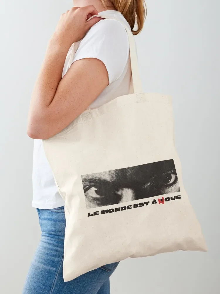 LE MONDE EST A NOUS LA HAINE Tote Bag tote bags aesthetic Women's tote bag Bag