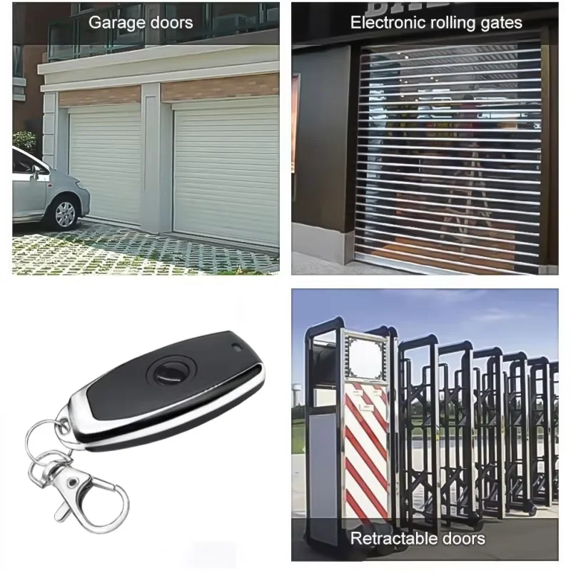 KEBIDUMEI 10/5pcs 433MHZ Wireless Remote Control 1Key Garage Door EV1527 Learning Code DC 6V Universal Auto Car Alarm System