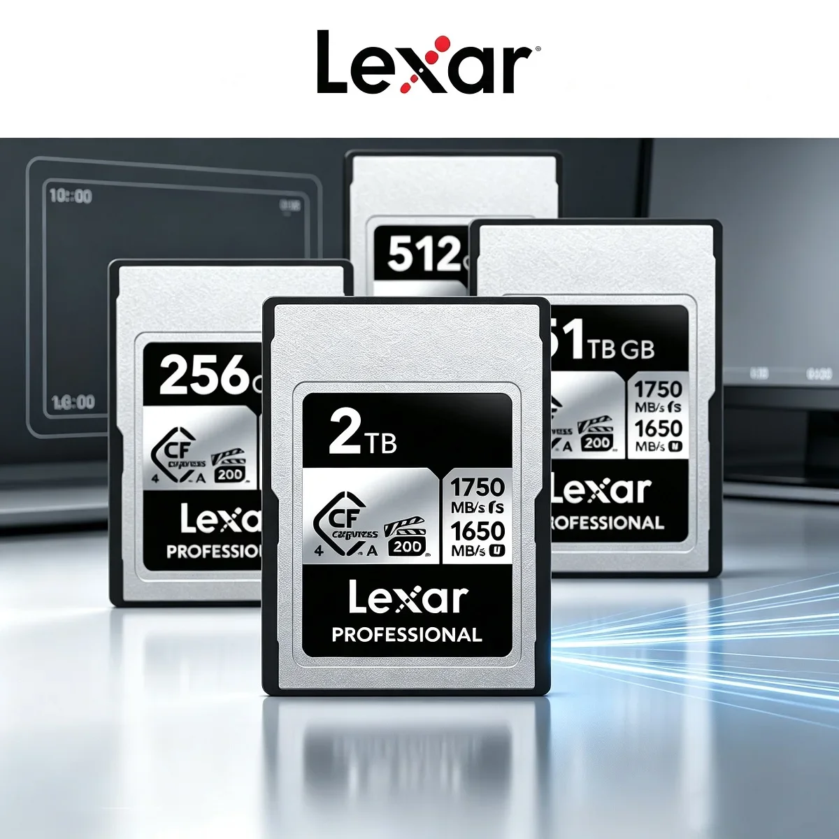 Lexar SILVER Series CFexpress 4.0 Type A Card High Speed Video 256GB 512GB 1TB 2TB Read Speed up to1750MB/s VPG200 NVMe 8K Video