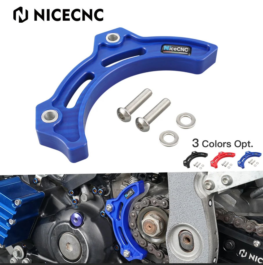NICECNC Sprocket Cover Guard Case Saver For Yamaha YFZ450R 2009-2024 ATV Accessories Premium Anti-corrosion Nylon Durable