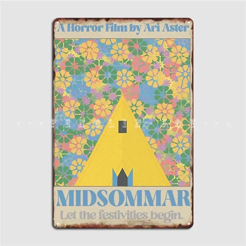 Midsommar Metal Plaque Poster Wall Cave Bar Cave Printing Plates Tin Sign Poster