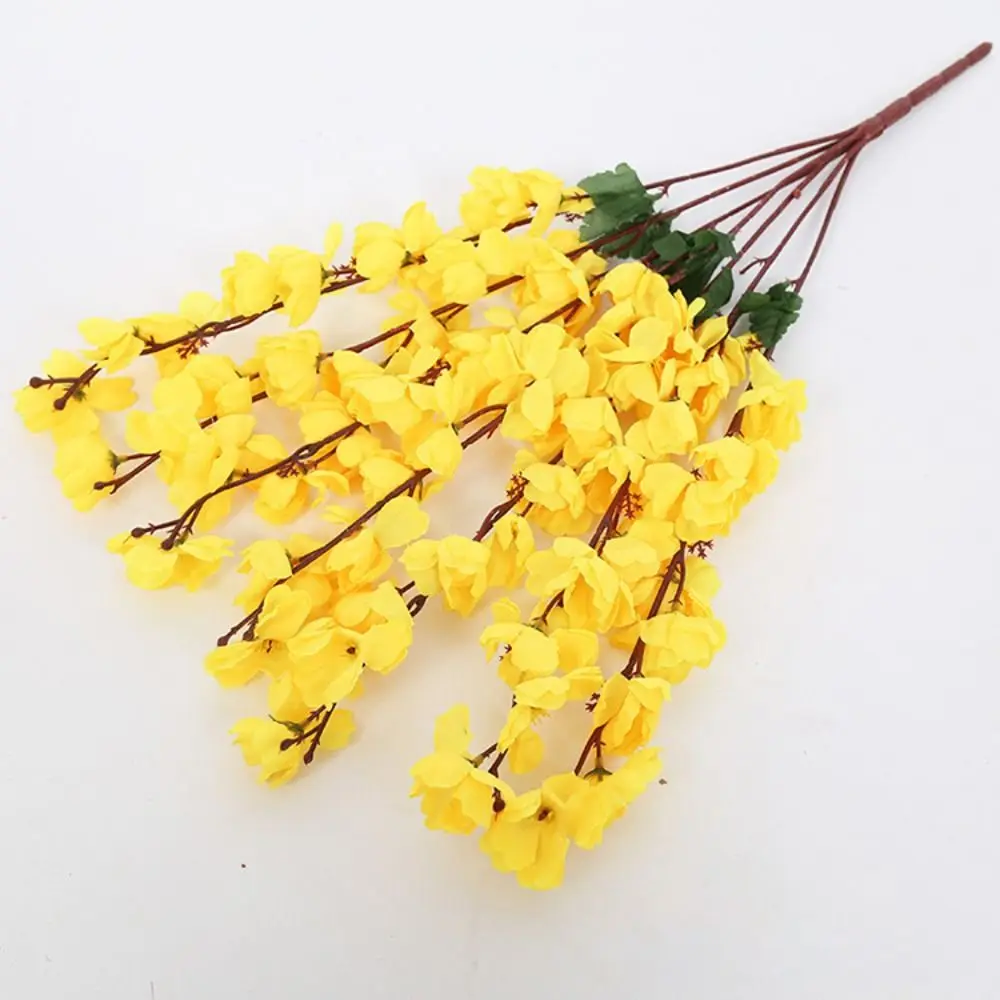 7 Zweige Künstliche Kirschblüten Blumenarrangement 55cm Künstliche Pflaumenblüten Vasenfüller Heimdekoration – Detail 12