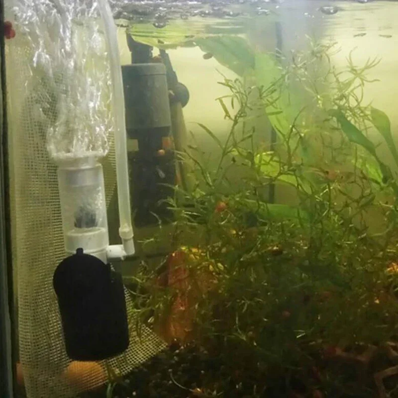 3 in 1 Filter For Aquarium Fish Tank Mini Oxygen Submersible Water Purifier