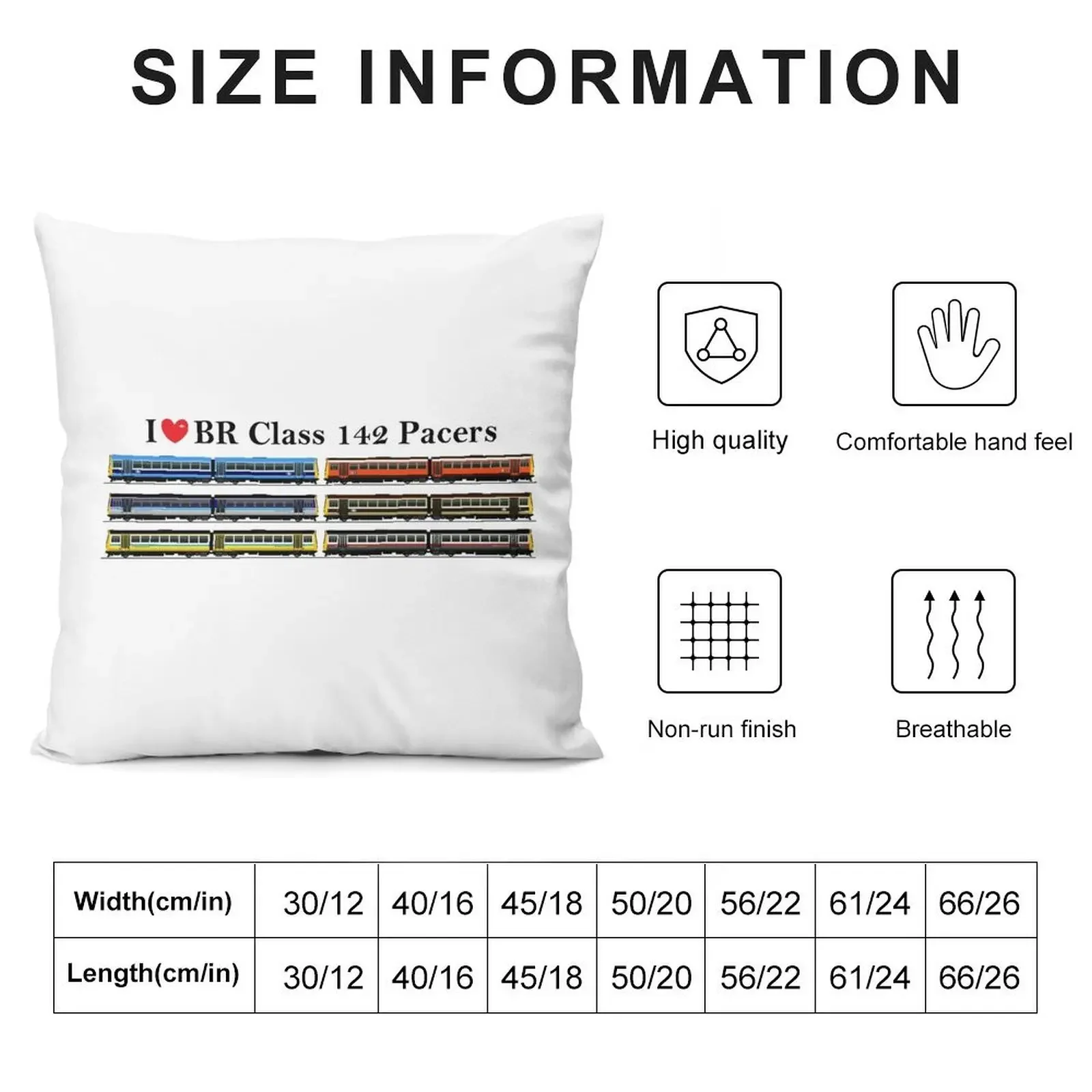 BR PACER TRAINS Throw Pillow Sofa Pillow Cover Pillowcases Cushion Covers Sofa luxury home accessories pillow